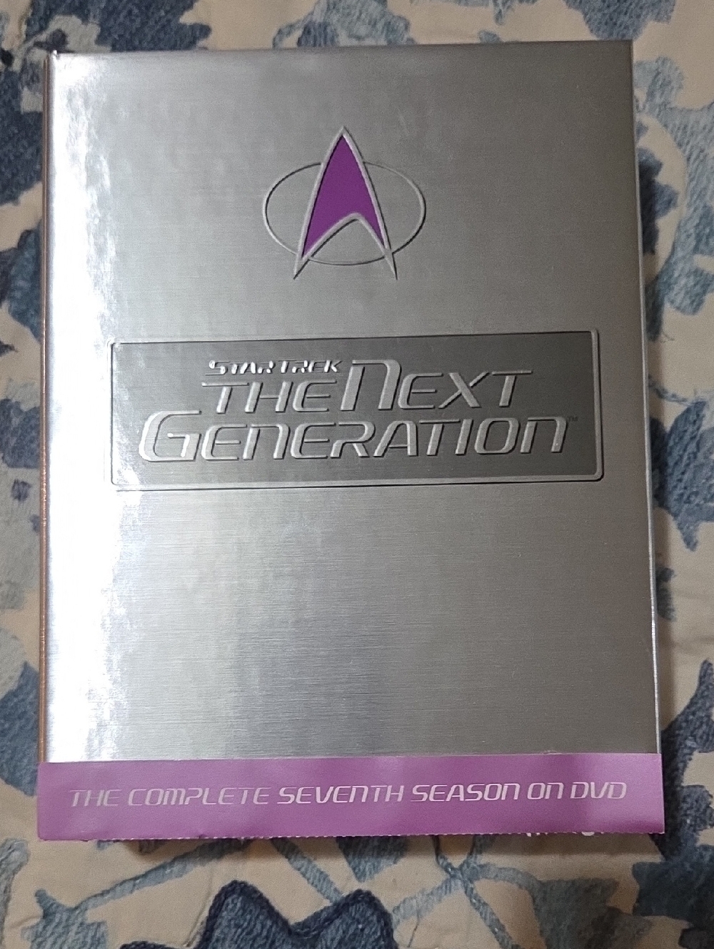Star Trek The Next Generation Season 7 DVD Box Set - Silver & Purple